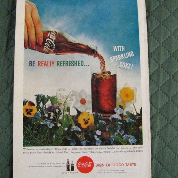 🥤 Coca Cola Bottle April 1959 Print Ad - Picture 3 of 4